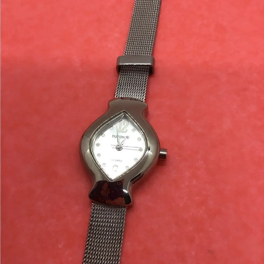 Vintage Dufonte Silver Tone Watch